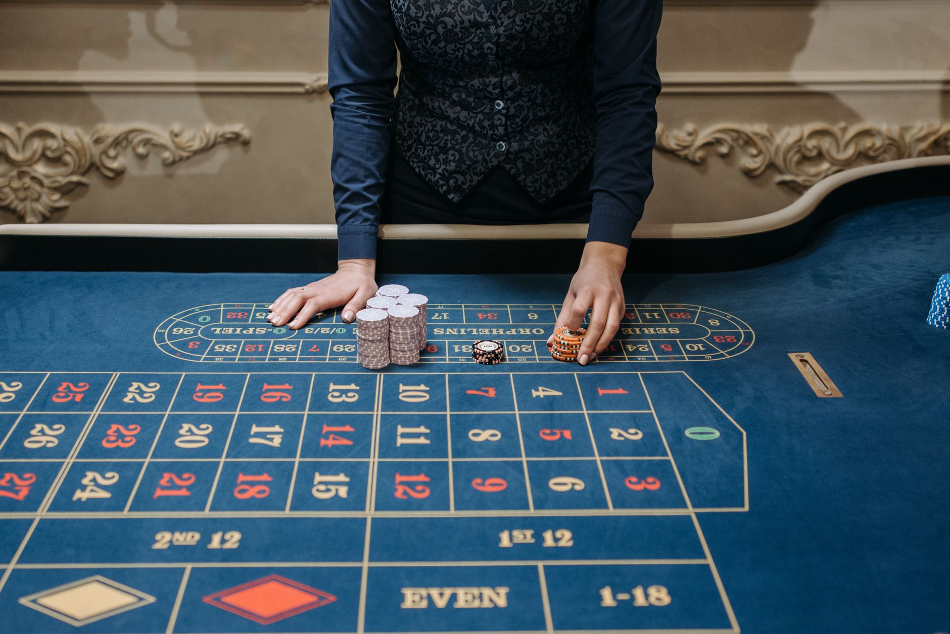 Casino floor at Larkspur Rooms